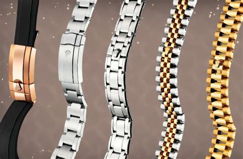 rolex watch belt parts|rolex strap types.